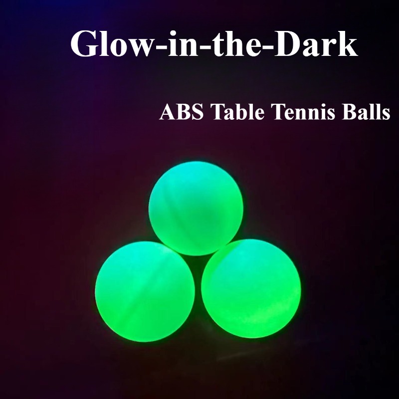 Table Tennis Daily - Luminous Table Tennis Balls Glow-in-the-Dark Balls