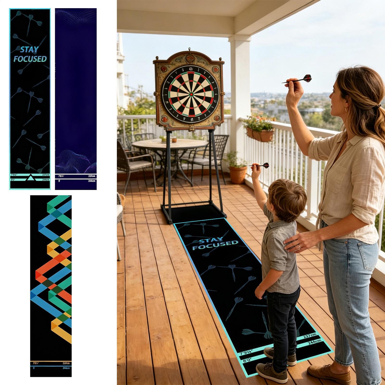Dart Rug Portable Non-Slip Cry - огляд і ціна Throw Distance Board
