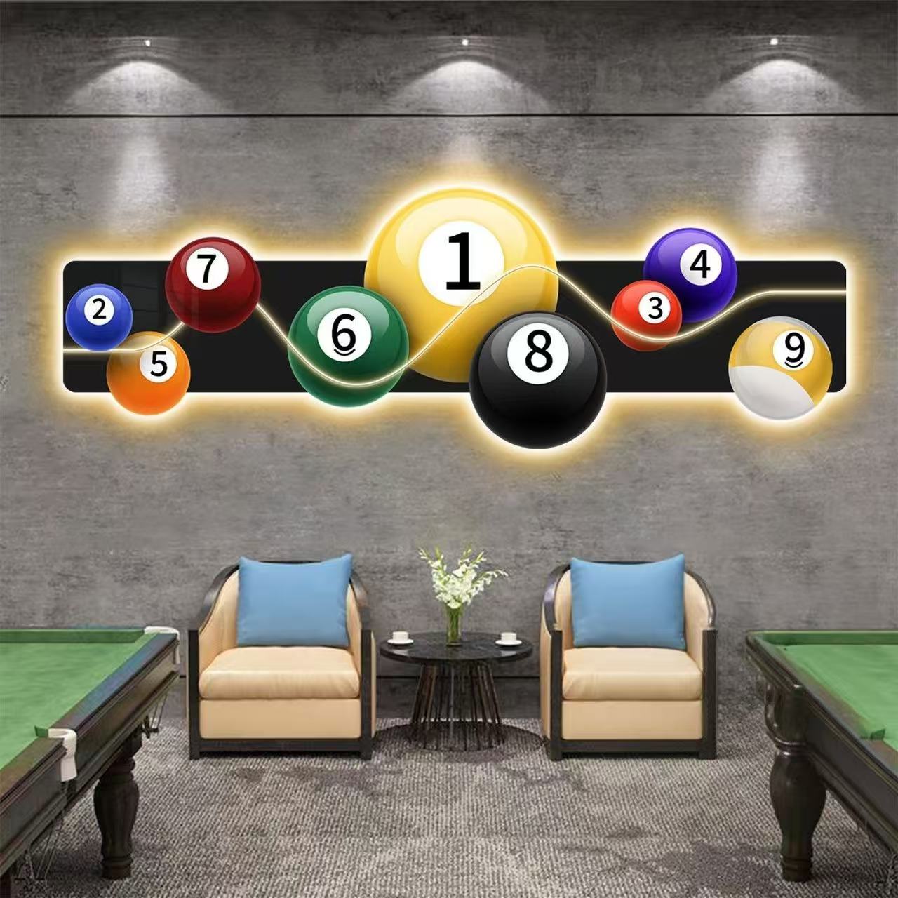 Billiards Hall Decoration Pain - огляд і ціна Table Tennis No 1