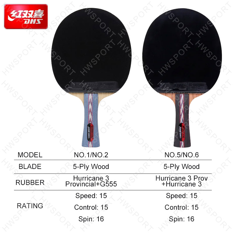 DHS Hurricane NO Series Table  - огляд і ціна Table Tennis No 1